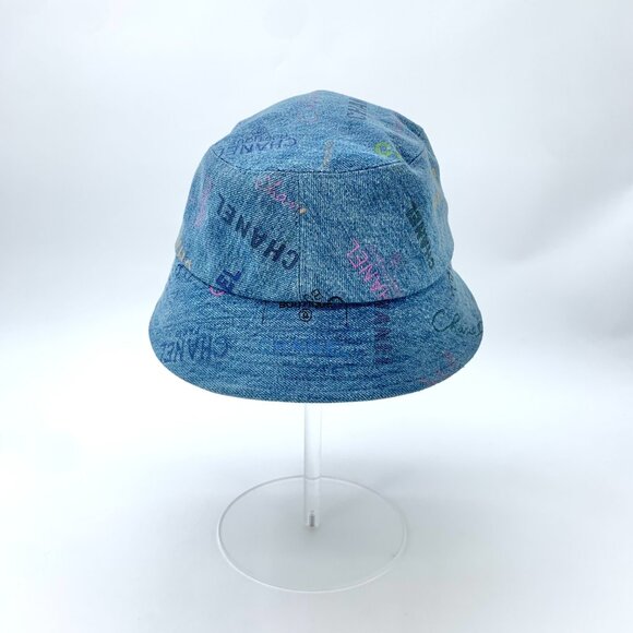 Chanel Blue Cotton Bucket Hat main image 6